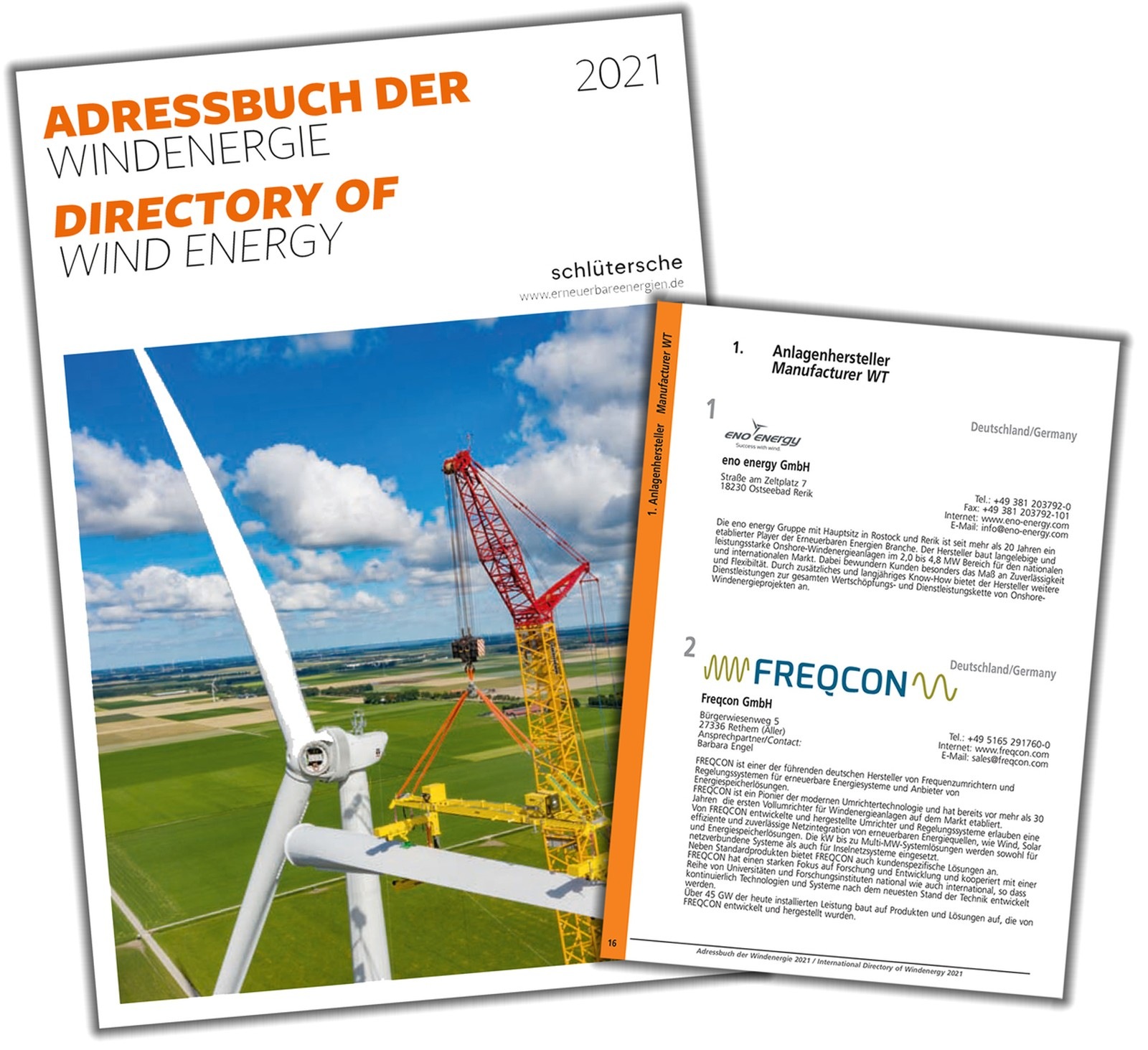 Jetzt Auf Unserer Website - Das Adressbuch Der Windenergie 2021 Ist Fertig!