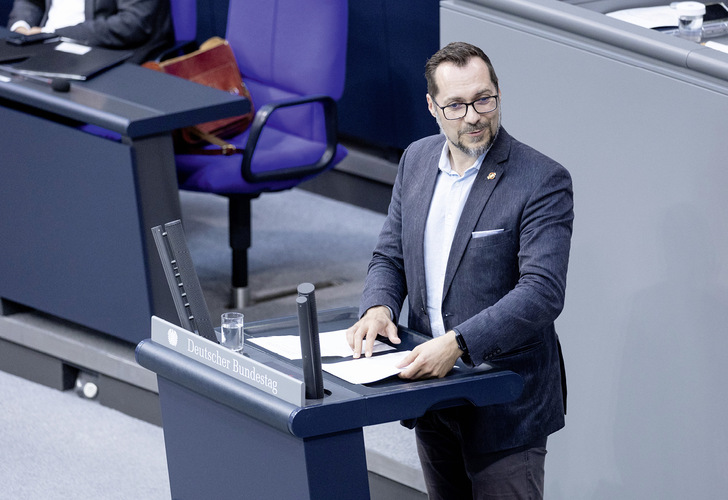 Windenergieexperte der SPD Bengt Bergt im Bundestag - © Foto: Lorenz Huter / photothek