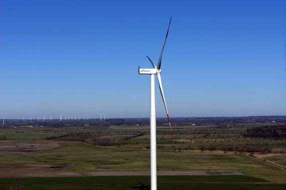 N131 | Neue Binnenlandturbine N131, Prototyp mit 3,6 Megawatt in Schleswig-Holstein für GP Joule, im November angekündigt. - © Nordex-Gruppe