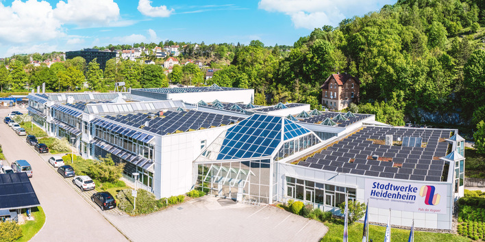 © SWHAG Die Stadtwerke Heidenheim setzen auf Erneuerbare, nicht nur auf PV auf dem Dach…
