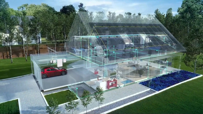 © Solar Edge KI-gestützte Energiesysteme lernen die Verbrauchsmuster und Vorlieben der Haushalte, um den Energieverbrauch anhand von Echtzeitpreisen selbstständig zu optimieren und so die Einsparungen zu maximieren.