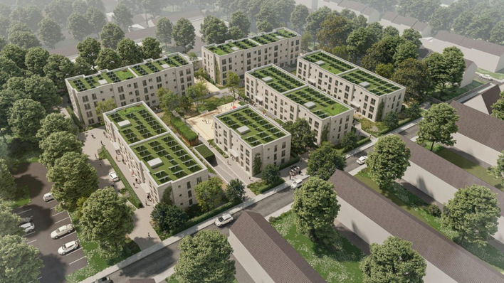 © BDS Billib Steffen Architektur Die Gebäude des Neubauquartiers in Hamburg tragen Solaranlagen, die unter anderem die Mieter in den Sozialwohnungen mit Strom versorgen.