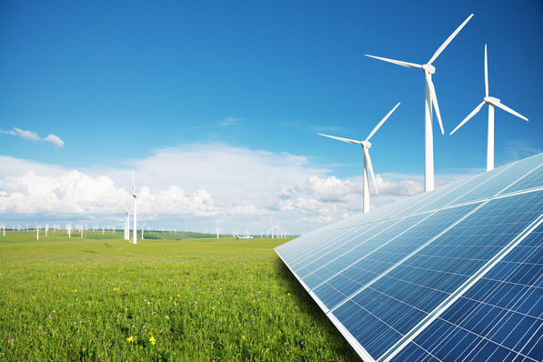 © Getty Images/iStockphoto Solarstrom sorgt dafür, dass die Badischen Stahlwerke grünen Stahl produzieren können.
