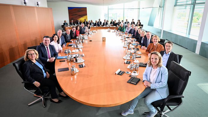 © Bundesregierung / Guido Bergmann Die letzte Kabinettssitzung der Ampel-Regierung Ende April, allerdings ohne die FDP.