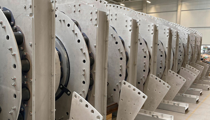 © Foto: ESM Einbaufertig gelagerte Impulsdämpfer