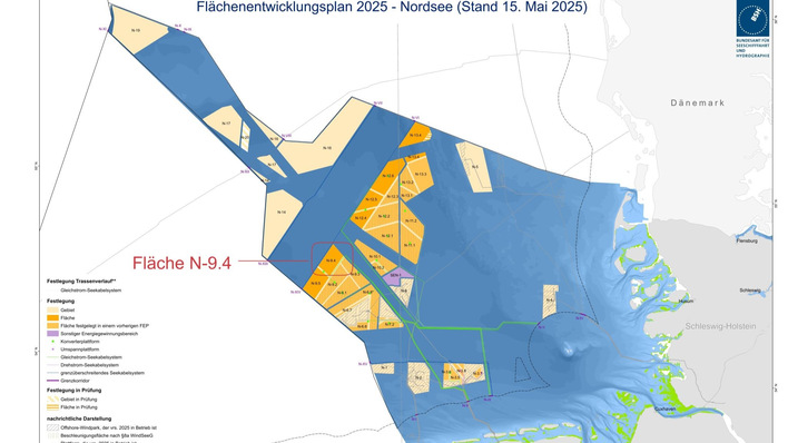 © BSH Fläche N-9.2 erzielte einen 90 Prozent geringeren Preis als Ausschreibungsflächen in den vergangenen Jahren.