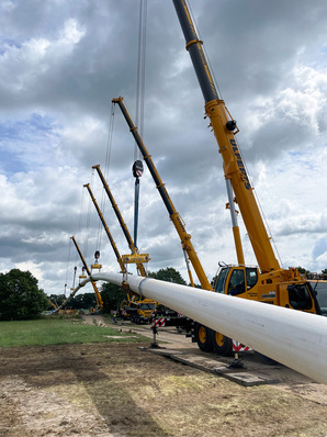 © Foto: EWE AG Rohreinzug: Im EWE-Gebiet sind viele Kunden vom Gas abhängig.
