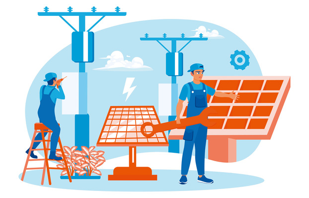 © Bild: berkah design - stock.adobe.com Auch die Netzinfrastruktur ist Teil der Energiewende. Hier mangelt es an Trafos und Umspannwerken ebenso wie an Personal.